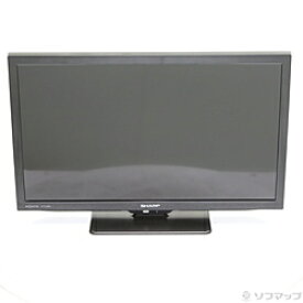 【中古】SHARP(シャープ) 〔中古品〕 液晶テレビ AQUOS ブラック系 2T-C19DEB ［19V型 ／Bluetooth非対応 ／ハイビジョン］【291-ud】