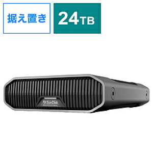 SANDISKPROFESSIONAL SDPHF1A-024T-SBAAD �O�t��HDD USB-C�ڑ� G-DRIVE 2022(Mac�Ή�) �m24TB /�����u���^�n SDPHF1A024TSBAAD