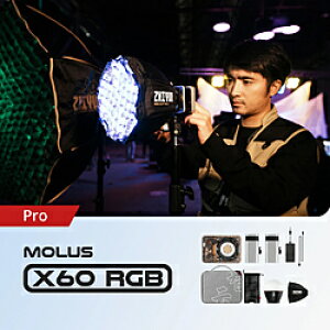 ZHIYUN ZHIYUN LED���C�g MOLUS X60 RGB PRO COB Light X60RGBPROCOB