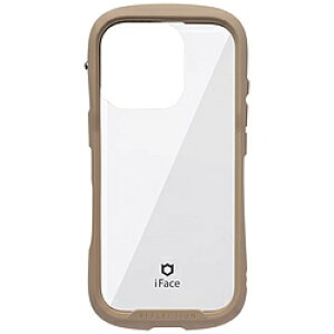 HAMEE iPhone2024 6.3inch iFace Reflection�����K���X�N���A�P�[�X iFace �x�[�W�� 41-979709 IP16PIFACERFTBE