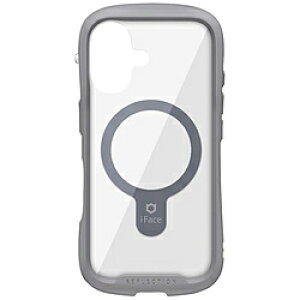 HAMEE iPhone 16�i6.1�C���`�jiFace Reflection MagSynq �����K���X�N���A�P�[�X iFace �O���[ 41-980026 IP16IFACERFTMGGY