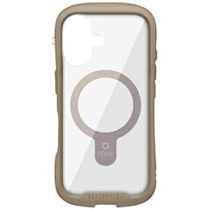 HAMEE iPhone 16(6.1インチ)iFace Reflection MagSynq 強化ガラスクリアケース iFace ベージュ 41-980033 IP16IFACERFTMGBE