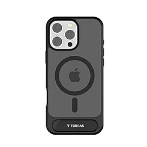 TORRAS�g���X Torras - Pstand case for iPhone 16 Pro�i6.3�C���`�j [�u���b�N] X00FX1824 X00FX1824 �y864�z
