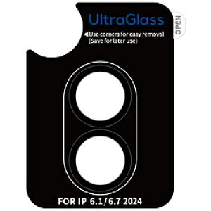 TORRAS�g���X Torras - UltraGlass Camera Lens Protection for iPhone 16 / 16 Plus�i2��p �����Y�t�B�����j �u���b�N X00FX2043 X00FX2043