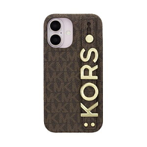 �}�C�P���R�[�X MICHAEL KORS - �X���� ���b�v �P�[�X �x���g�t iPhone 16 �i6.1�C���`�j �P�[�X Brown MKSRBRWWPIP2461 MKSRBRWWPIP2461 �y864�z