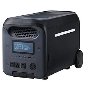 ELECOM(GR) |[^ud e 2560Wh _S |[^uobe[ y AC×4 (i2000W/2500W) Type-C×2 USB-A×4 J[ANZT[\Pbg×1 A_[\×1 z }[d PD DC×2 AC