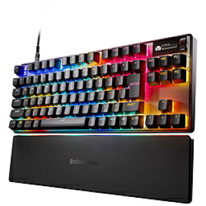 SteelSeries �Q�[�~���O�L�[�{�[�h�{���X�g���X�g(���s�b�h�g���K�[�Ή�) Apex Pro TKL Gen 3 �u���b�N 64745J �m�L�� /USB�n 64745J