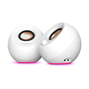 CREATIVE(NGCeBu) SP-PBLPRO-WHA PCXs[J[ Bluetooth{3.5mmڑ / USB-C{USB-Ad Pebble Pro zCg mUSBd /2.0chn SPPBLPROWHA y864z