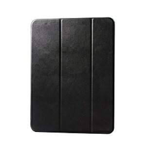 ELECOM(GR) 13C`iPad ProiM4jp \tgU[tbv wʃNA 2AO X[vΉ ubN TB-A24PLWVBK TBA24PLWVBK