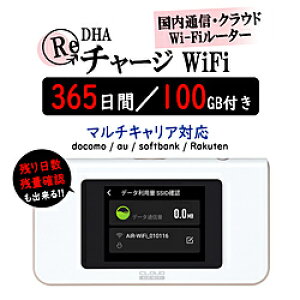 DHA DHANEhWi-Fi[^[ + 100GB365ʐMpbN DHA-RTR-037 mimSIMn DHARTR037