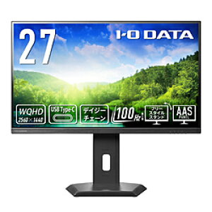 IO DATA(ACI[f[^) USB-Cڑ PCj^[ fCW[`F[ڑΉ65Wd 5Nۏ ubN LCD-CQ271SA-FX m27^ /WQHD(2560×1440j /Ch /100Hzn LCDCQ271SAFX