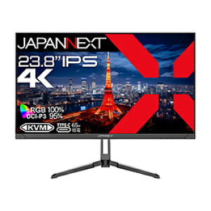 JAPANNEXT USB-Cڑ PCj^[ JN-IPS2380UHDR-C65W m23.8^ /4K(3840×2160j /Ch /60Hzn JNIPS2380UHDRC65W
