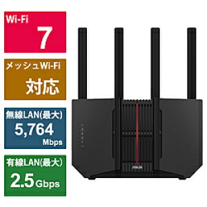 ASUS(GCX[X) Wi-Fi[^[ 5764{2882{1032Mbps LTEΉ RT-BE92U mWi-Fi 7(be) /IPv6Ήn RTBE92U