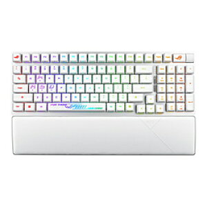 ASUS(�G�C�X�[�X) �Q�[�~���O�L�[�{�[�h�{���X�g���X�g ROG Strix Scope II 96 RX Wireless(�p��z��) ���[�����C�g�z���C�g STRIX/SCOPE2/96/RX/WL/WH/RD �m�L���E���C�����X /Bluetooth�EUSB�n STRIXSCOPE296RXWLWHR [�U