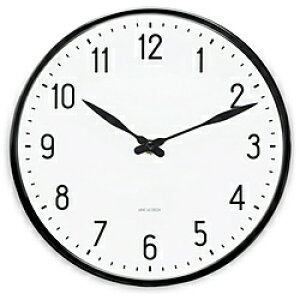 �C���e�b�N �|���v Station Wall Clock 21cm white/black AJ43633 AJ43633