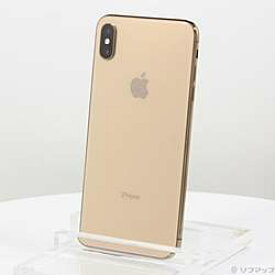 【中古】Apple(アップル) iPhoneXS Max 64GB ゴールド MT6T2J／A SIMフリー【291-ud】