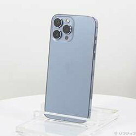 【中古】Apple(アップル) iPhone13 Pro Max 256GB シエラブルー MLJD3J／A SIMフリー【291-ud】