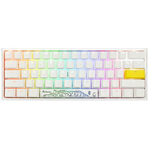 DUCKY �Q�[�~���O�L�[�{�[�h One 2 Pro Mini RGB 60% version(Cherry RGB �V���o�[���E�p��z��) �s���A�z���C�g dk-one2-pro-rgb-mini-pw-silver �m�L�� /USB�n ONE2PROMINIPWSL