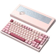 KIBU キーボード Rainy 75 Pro系モデル(Cocoa・英語配列) ピンク PR75CPINK ［有線・ワイヤレス /Bluetoo…