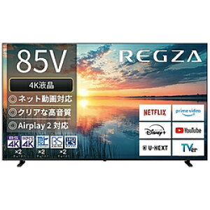 REGZAiOUj ter REGZA(OU) 85E350N m85V^ /BluetoothΉ /4KΉ /BSECS 4K`[i[ /YouTubeΉn 85E350N y͂wsz