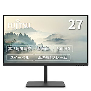 FUJITSU(xmʁj PCj^[ VTV[Y ubN VTF27012BT m27^ /tHD(1920×1080) /Ch /75Hzn VTF27012BT