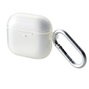 ELECOM(GR) AirPods 4 P[X p \tg Jo[ ( CX / MagSafe [dΉ ) h~ Jrit NA AVA-AP06UCCR AVAAP06UCCR