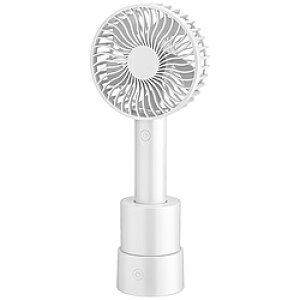 ���@�[�e�b�N�X ���@�\���o�C���X�^���h Handy Fan nikome NKM-MSF01-WH NKMMSF01