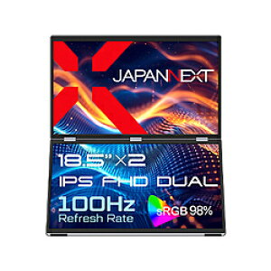 JAPANNEXT USB-Cڑ 2ʃoCj^[ JN-DMD-IPS185F m18.5^ /tHD(1920×1080) /Chn JNDMDIPS185F