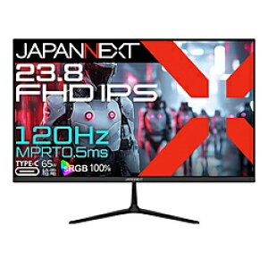 JAPANNEXT JN-IPS238G120F-C6 USB-C�ڑ� �Q�[�~���O���j�^�[ �m23.8�^ /�t��HD(1920×1080) /���C�h�n JNIPS238G120FC6