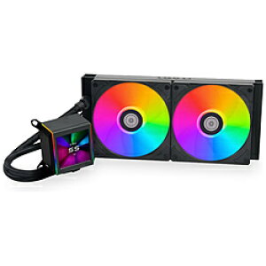 LIANLI CPUN[[ Galahad II LCD 280 ubN LL-GA2-LCD-280-BK 140mmt@x2 [LGA1700/1200 /115xEAM5/AM4] LL-GA2-LCD-280-BK