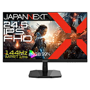 JAPANNEXT JN-IPS245G144F �Q�[�~���O���j�^�[ �m24.5�^ /�t��HD(1920×1080) /���C�h�n JNIPS245G144F �y864�z