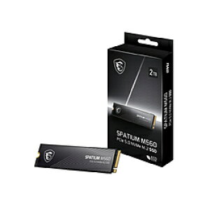 MSI(GGXAC) SSD PCI-E Gen5ڑ SPATIUM M560 PCIe 5.0 NVMe M.2 2TB m2TB /M.2n SPATIUMM560PCIE5.02T