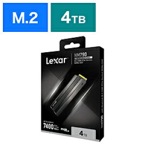 LEXAR ����SSD PCI-Express�ڑ� Lexar NM790 with Heatsink M.2 SSD LNM790X004T-RN9NG �m4TB /M.2�n LNM790X004T-RN9NG