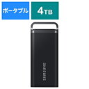 SAMSUNG(サムスン) MU-PH4T0S-IT 外付けSSD USB-C接続 Portable SSD T5 EVO(Android/Mac/Windows対応) ［4TB /ポータ…