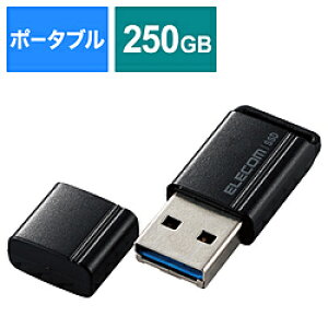 ELECOM(GR) ESD-EXS0250GBK OtSSD USB-Aڑ PS5/PS4A^Ή(Mac/Windows11Ή) ubN m250GB /|[^u^n ESDEXS0250GBK