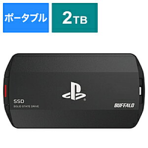 BUFFALO(obt@[j SSD-PHO2.0U3-B OtSSD USB-C{USB-Aڑ PlayStation5/4CZX(Mac/Windows11Ή) ubN m|[^u^n SSDPHO2.0U3B
