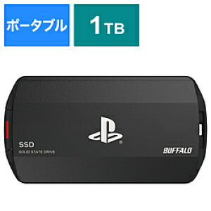 BUFFALO(�o�b�t�@���[�j SSD-PHO1.0U3-B �O�t��SSD USB-C�{USB-A�ڑ� PlayStation5/4�������C�Z���X(Mac/Windows11�Ή�) �u���b�N �m�|�[�^�u���^�n SSDPHO1.0U3B [�U���s��]