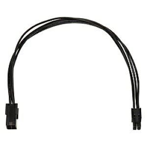 �A�C�l�b�N�X ATX12V�p�d�������P�[�u�� 30cm �u���b�N PX-007B-BK PX007BBK �y864�z
