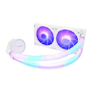 Owltech(�I�E���e�b�N) ����CPU�N�[���[ OWL-LCS240ARGB-WH �z���C�g 120mm�t�@��x2 [LGA1366/115x/1200/1700/2011�EAM4/AM5] OWLLCS240ARGBWH