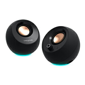 CREATIVE(�N���G�C�e�B�u) SP-PBLPRO-BKA PC�X�s�[�J�[ Bluetooth�{3.5mm�ڑ� / USB-C�{USB-A�d�� Pebble Pro �mUSB�d�� /2.0ch�n SPPBLPROBKA