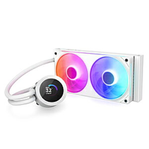 NZXT CPUN[[ 120mmt@x2 [LGA1851/1700/1200/115XEAM5/AM4] KRAKEN PLUS RGB 240 zCg RL-KR240-W2 RLKR240W2
