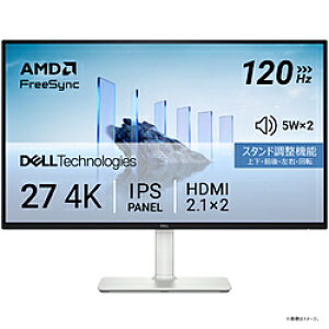 DELL(�f��) PC���j�^�[ �V���o�[ S2725QS-R �m27�^ /4K(3840×2160�j /���C�h /120Hz�n S2725QSR