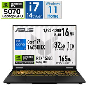 ASUS(GCX[X) Q[~Om[gp\R FX608JPR-I7R5070[RTX5070] FX608JPRI7R5070