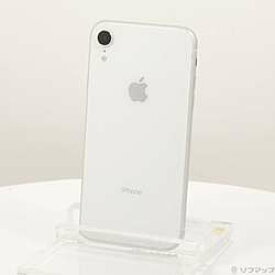 【中古】Apple(アップル) iPhoneXR 64GB ホワイト MT032J／A SIMフリー【291-ud】