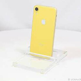 【中古】Apple(アップル) iPhoneXR 64GB イエロー MT082J／A SIMフリー【291-ud】