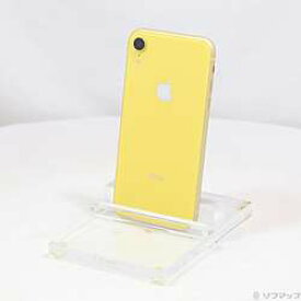 【中古】Apple(アップル) iPhoneXR 64GB イエロー MT082J／A SIMフリー【291-ud】