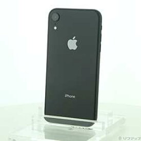 【中古】Apple(アップル) iPhoneXR 64GB ブラック MT002J／A SIMフリー【291-ud】
