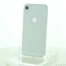 【中古】Apple(アップル) iPhoneXR 64GB ホワイト MT032J／A SIMフリー【291-ud】