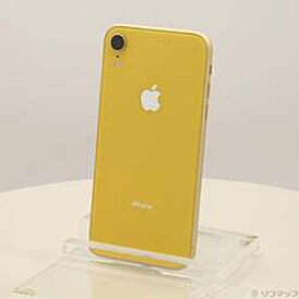 【中古】Apple(アップル) iPhoneXR 64GB イエロー MT082J／A SIMフリー【291-ud】