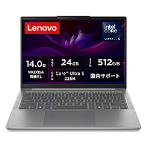 Lenovo(m{Wp) m[gp\R IdeaPad Slim5i Gen10 iO[ 83NC0005JP m14.0^ /Windows11 Home /intel Core Ultra 5 /F24GB /SSDF512GB /Office Home and Business /{ŃL[{[h /2025N6f